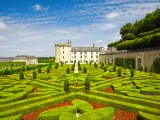 Uno de los jardines del Castillo de Villandry, en el Valle del Loira (Francia).