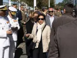 La ministra de Defensa, Margarita Robles este sábado durante los actos del Día de las Fuerzas Armadas
