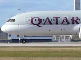 Avión de Qatar Airline.