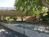 Canal Imperial, en Zaragoza, donde se ha producido un apuñalamiento a una mujer de 47 años.