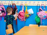 Un ni&ntilde;o en un aula de Infantil de un centro de Andaluc&iacute;a.