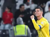 Cristiano Ronaldo celebra un gol con el Al Nassr.
