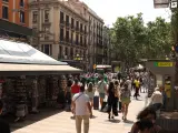 Rambla de Barcelona.