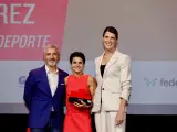 María Pérez, premiada en la categoría Figura del deporte