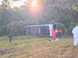 Accidente de autobús en Colombia.