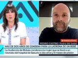 Pedro, padre del bebé robado en el hospital de Basurto en 2022.