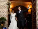 Lucía Páramo en su boda