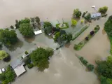 Inundaciones en Hattenheim (Alemania).