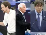 Pablo Iglesias, Borrell o Puigdemont son algunos de los españoles más conocidos que han pasado por el Parlamento Europeo
