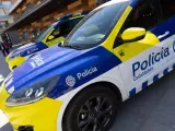 Un coche de la Policía Local de Castelldefels.