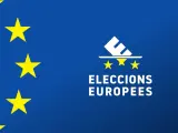 Cartel promocional de IB3 para los programas especiales sobre elecciones europeas del 9J.