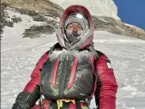 Nirmal Purja, durante una de sus ascensiones