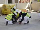Trabajadores de la construcci&oacute;n