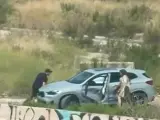 Vídeo del momento de la huida de los asesinos del hermano de Begoña Villacís.
