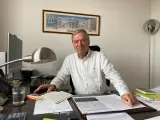 El director general de Unef, José Donoso, en su despacho de la sede de la asociación en Madrid.