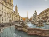 Piazza Navona en Roma.