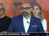 Jordi Cañas interviene para valorar los malos resultados electorales de Ciudadanos.