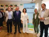 El alcalde de Sevilla, José Luis Sanz junto a miembros de la Red de Ciudades Españolas por el Clima