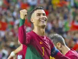 Cristiano Ronaldo of Portugal celebrating his goal during the UEFA Euro 2024, European Qualifiers, Group J, football match between Portugal and Slovakia on October 13, 2023 at Estadio do Dragao in Porto, Portugal - Photo Jose Salgueiro / DPPI Jose Salgueiro / DPPI / AFP7 / Europa Press (Foto de ARCHIVO) 13/10/2023 ONLY FOR USE IN SPAIN