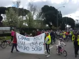 Bicifestación de la Plataforma Ciudadana Bicilineal para pedir un carril bici en Arturo Soria (2019).