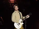 Kevin Jonas, de los Jonas Brothers, durante un concierto en febrero de 2024.