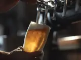 Cerveza en un vaso