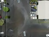 Inundaciones tras las lluvias torrenciales en Miami.