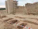 Yacimiento de la excavación de los hornos de cerámica de Almazán.