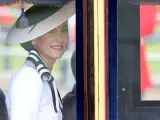 La princesa de Gales, Kate Middleton, ha reaparecido este sábado en público tras su diagnóstico de cáncer.