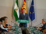 El presidente de la Junta de Andaluc&iacute;a, Juanma Moreno.