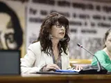 La ministra de Igualdad, Ana Redondo, comparece ante la Comisi&oacute;n de Seguimiento y Evaluaci&oacute;n de las Estrategias dentro del Pacto de Estado contra la Violencia de G&eacute;nero, este lunes en el Senado.