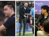 Xavi Hernández, Pep Guardiola y Frank Rijkaard han sido algunos de los entrenadores de Joan Laporta en el FC Barcelona.
