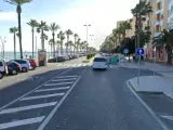 Avenida de la Bahía de Cádiz, donde se ha encontrado el cuerpo dentro de un coche.