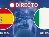 España - Italia, en la Eurocopa, en directo.
