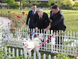 Kim Jong-un regala a Vladímir Putin varios perros de caza.