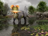 Reconstrucción de Lokiceratops