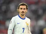 Griezmann en el partido de Francia contra Austria.