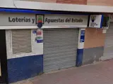 Administración de Loterías de Blanca, en Murcia.