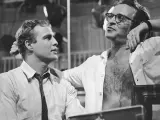 Sidney Lumet, con Marlon Brando