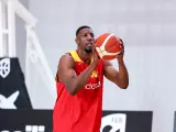 Yankuba Sima con la selección española de baloncesto.