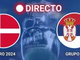 Dinamarca - Serbia, en la Eurocopa, en directo.