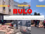 Este vídeo en el que hay hogueras y animales muertos por la calle no está grabado en España.