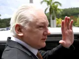 Julian Assange, el fundador de WikiLeaks, tenía que comparecer el miércoles ante el Tribunal de Distrito de Estados Unidos para las Islas Marianas del Norte en Saipán.