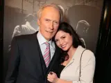 Clint Eastwood con su hija Morgan en febrero de 2018.