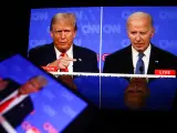 Debate en la CNN entre Biden y Trump, el 27 de junio de 2024.