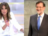 Ana Terradillos y Mariano Rajoy.