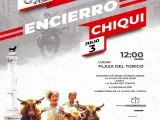 El cartel del encierro organizado por el Ayuntamiento de Teruel. 01/7/2024