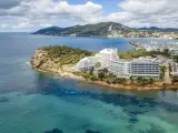 Vista aérea del recién inaugurado hotel Meliá Ibiza en Santa Eulária des Riu.