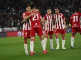 Los jugadores de la UD Almería celebran un gol. LaLiga (Foto de ARCHIVO) 21/3/2020