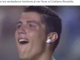 Meme por las lágrimas de Cristiano Ronaldo tras fallar su penalti ante Eslovenia.